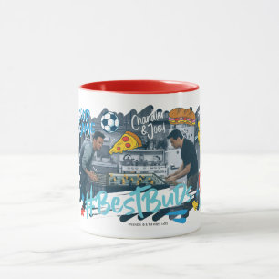 Caneca AMIGOS™ Chandler & Joey - Melhores Buds
