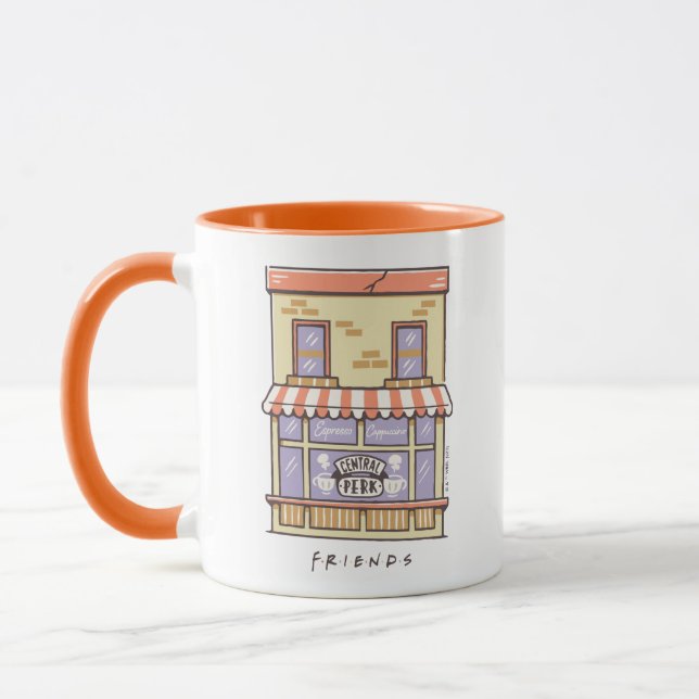 Caneca AMIGOS™ | Compro de Café de Cartoon Central Perk (Esquerda)