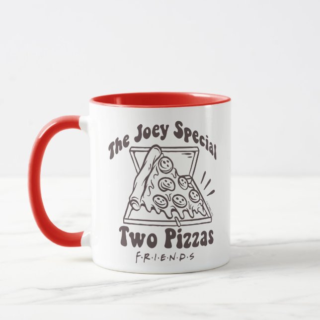 Caneca AMIGOS™ | Cotação Joey Pizza (Esquerda)