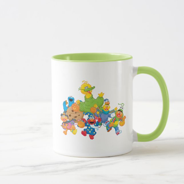 Caneca Amigos da Rua Sésamo | Fantasias de Halloween (Direita)