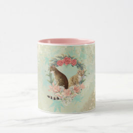 Caneca Amigos de Loki: Gatos de Mika e Chidori Bengala
