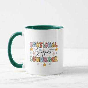Caneca Amigos do Colega de Colaboração de Suporte Emocion