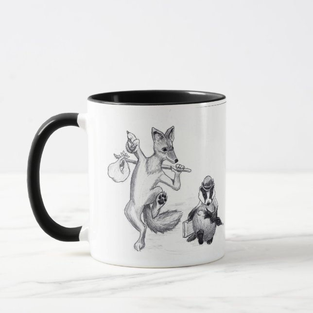 Caneca Amigos do Coyote e do Badger (Esquerda)