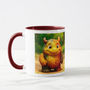 Caneca Amigos Ímpar - Poster Monstro do Azulejo Arco-Íris