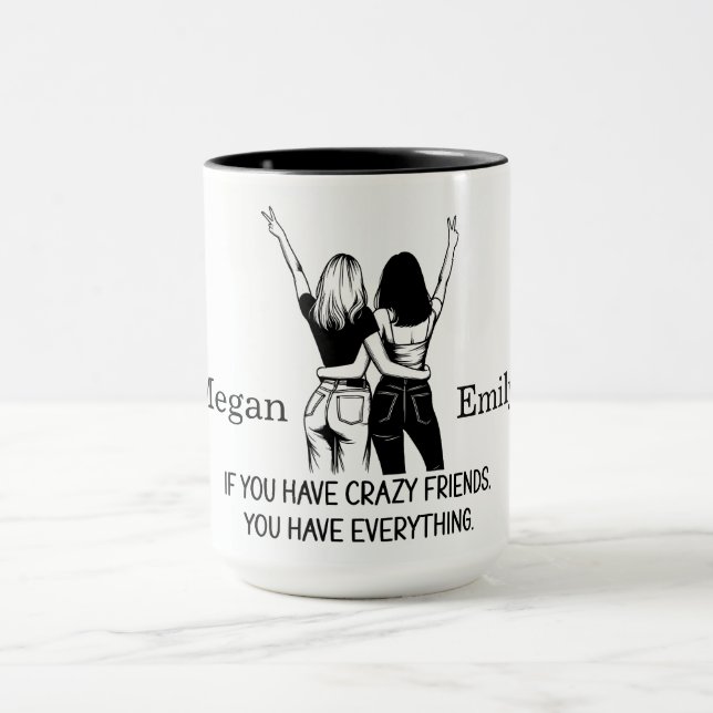 Caneca Amigos malucos personalizados (Centro)