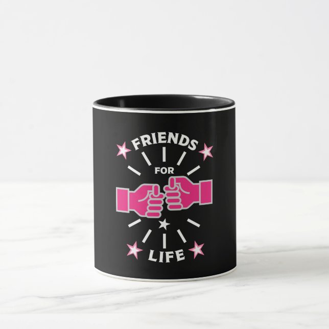 Caneca Amigos Para A Vida (Centro)