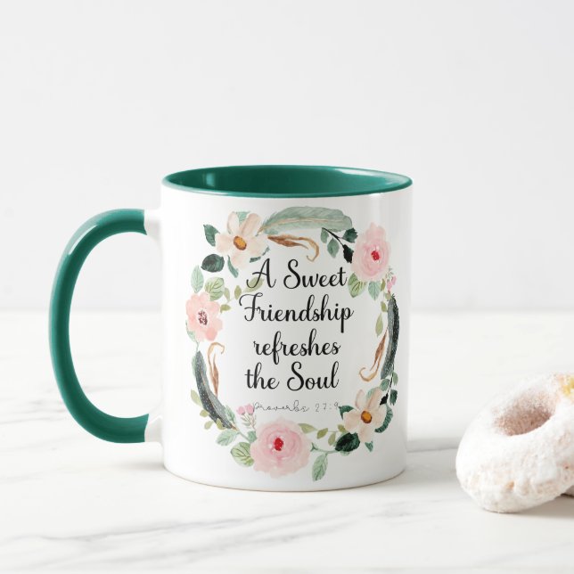 Caneca Amizade doce refresca a alma (Com Donut)
