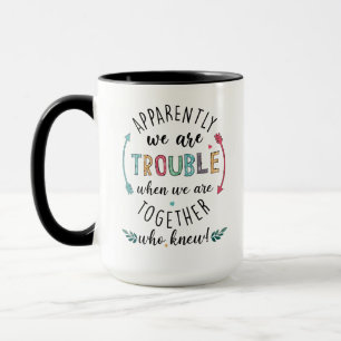 Caneca Amizade Mug - Aparentemente Somos Problemas