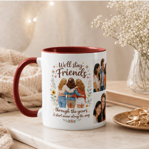 Caneca Amizade – Vamos Permanecer Amigos Através dos Anos