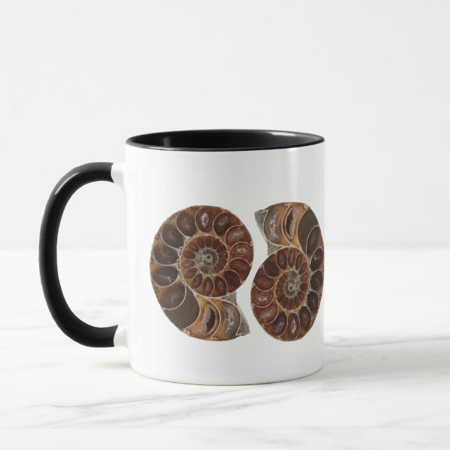 Caneca Ammonite Fossils Mug (Esquerda)