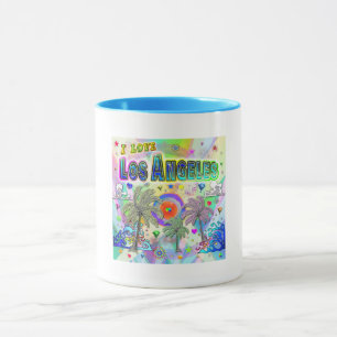 Caneca Amo Los Angeles Deep Dream Mug