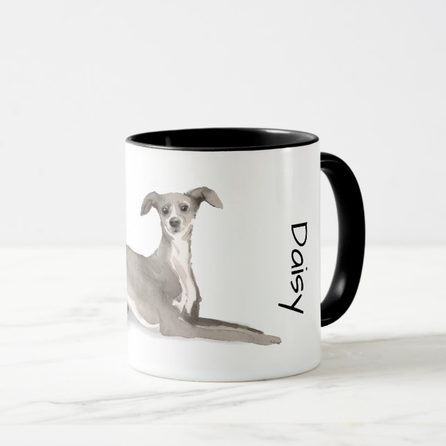 Caneca Amo meu Galgo Italiano (Frente Esquerda)
