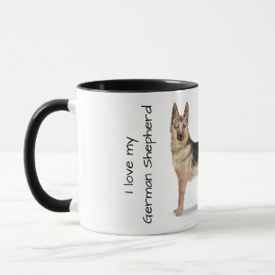 Caneca Amo meu pastor alemão