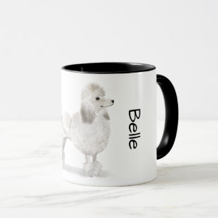 Caneca Amo o Meu Poodle (branco)