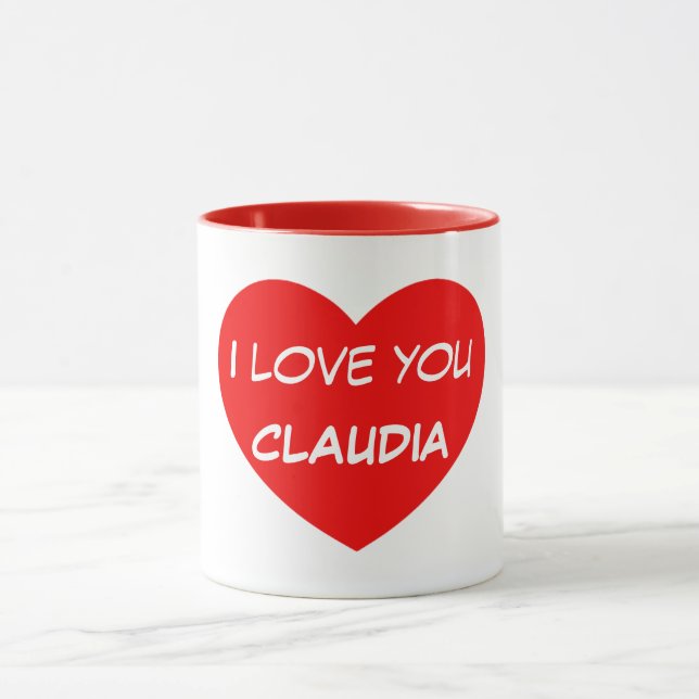 Caneca Amo-te a dizer duas vezes (Centro)