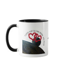 Amo-te à Lua e às Costas - Uma Mug de Amor Cósmico