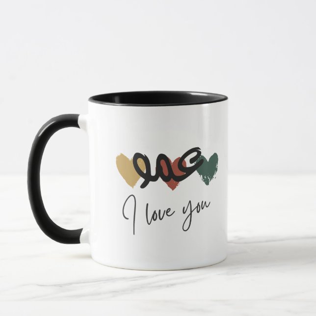 Caneca "Amo-Te" Tio Árabe Café Mug (Esquerda)