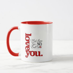 Caneca Amo-te Verdadeiro Amor sem fim