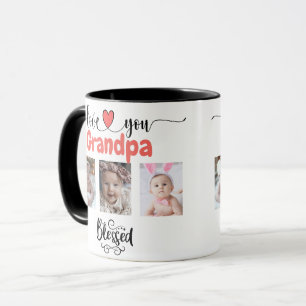 Caneca Amo-Te Vovô Abençoado 6 Fotografia Personalizada C
