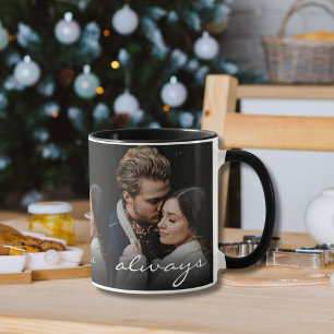 Caneca Amo Você Sempre Foto Romântica Amor Torna-o Único