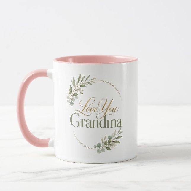 Caneca Amo Você Vovó Obrigado (Esquerda)