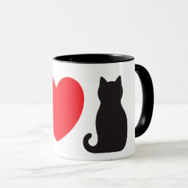 Caneca Amor Black Cat
