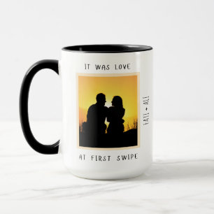 Caneca Amor com o primeiro Namorados de Casal Online