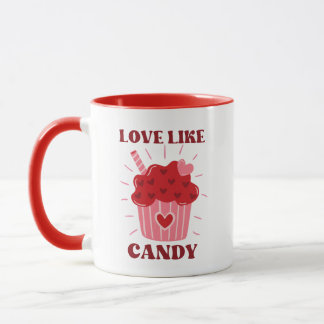 Caneca Amor Como O Namorados De Doces Que Era A Mug