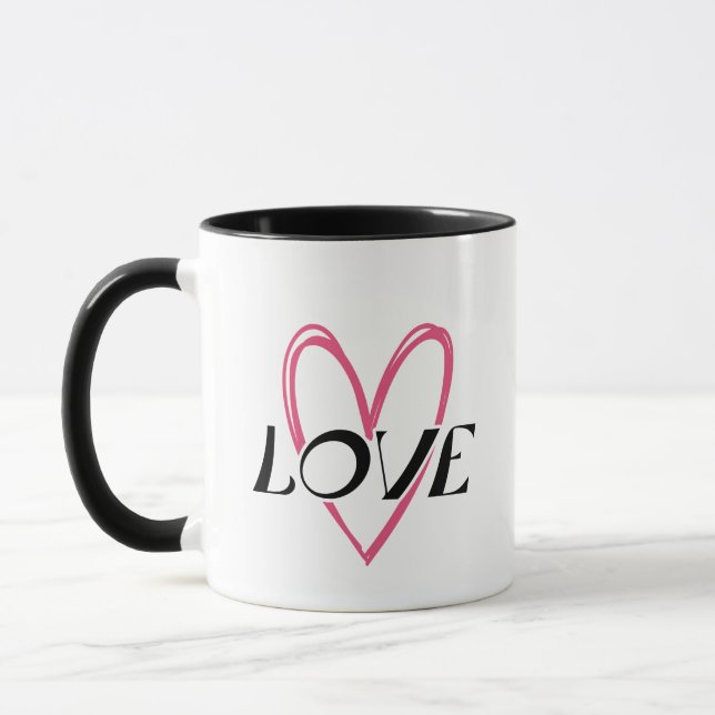 Caneca Amor Coração (Esquerda)