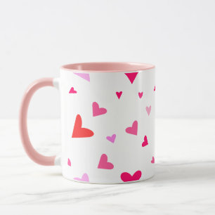 Caneca Amor Corações