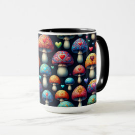 Caneca Amor de Cogumelo