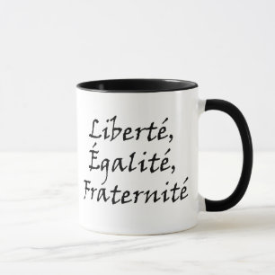 Caneca Amor de Les Misérables: Liberté, Égalité,