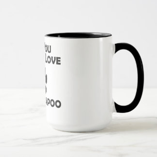 Caneca Amor e um Cockapoo