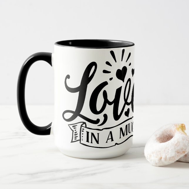 Caneca Amor em Mug (Com Donut)