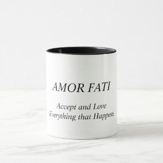 Caneca AMOR FATI. Aceitar e amar tudo o que acontece