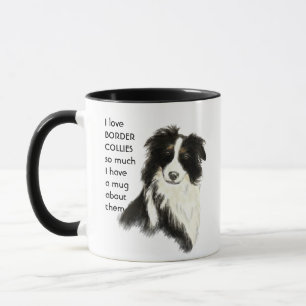 Caneca Amor Fronteira Collie Tanto Que Eu É Tão Divertido