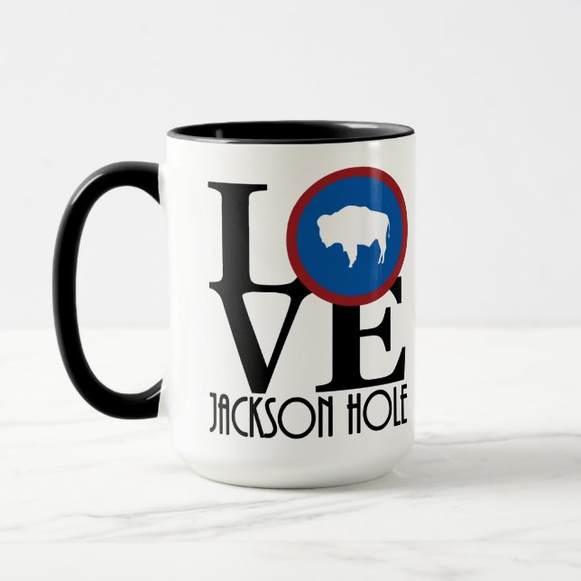 Caneca AMOR Jackson Hole WY 15oz (Esquerda)
