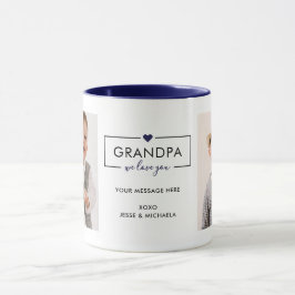 Caneca Amor Moderno Eu/Nós Amo Você Vovô/Vovó/Outros 2-Fo