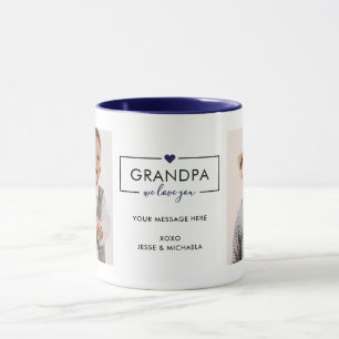 Caneca Amor Moderno Eu/Nós Amo Você Vovô/Vovó/Outros 2-Fo