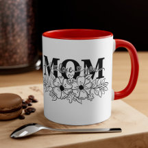 Amor para sempre - Mug de café da mãe personalizad