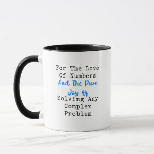 Caneca Amor pelos Números Alegria em Resolver Problemas C