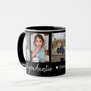 Caneca Amor Personalizado, Tia 5 Colagem Fotográfica Pret