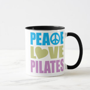 Caneca Amor Pilates da paz