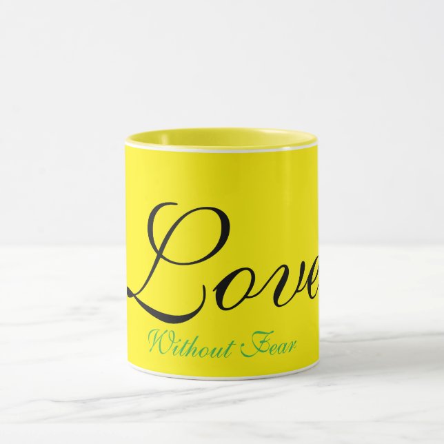 Caneca AMOR SEM MEDO Design MUG (Centro)