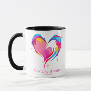 Caneca Amor Um Ao Outro Bíblia Verse John 1334