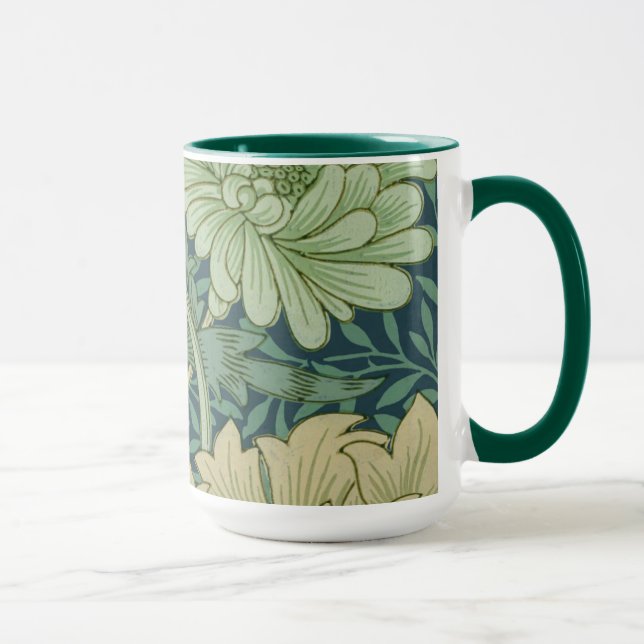Caneca Amostra do teste padrão do papel de parede com (Direita)