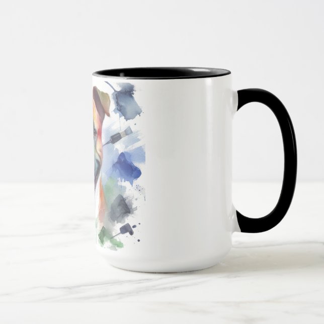 Caneca Amstaff färgrik.  (Direita)