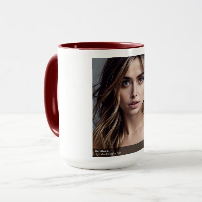 Caneca Ana de Armas Coffee Mug (Frente Esquerda)