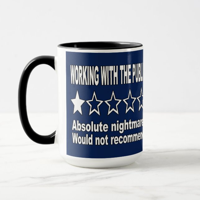 Caneca Análise de Uma Estrela Azul (Esquerda)