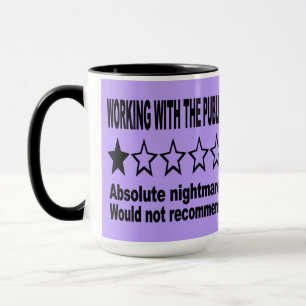 Caneca Análise de Uma Estrela Roxa
